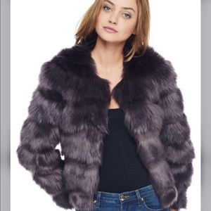 Juicy Couture Faux Mink Jacket/Coat Size XS